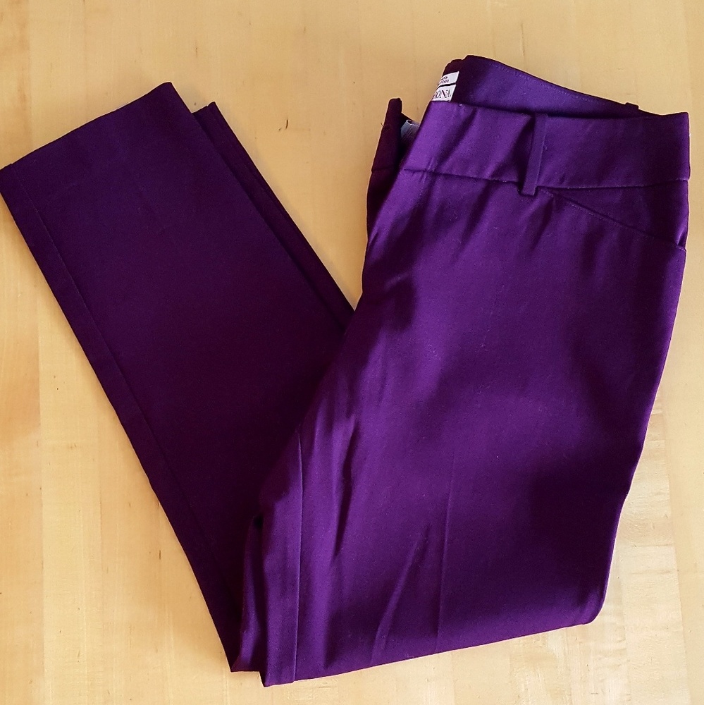Merona crop pant eggplant purple